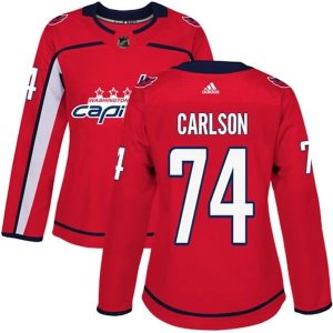 Damen Washington Capitals Trikot John Carlson 74 Rot Authentic